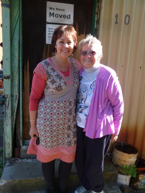 Margaret Slowgrove shows daughter Karen Maber her childhood home, Botany 1940s & 1950s